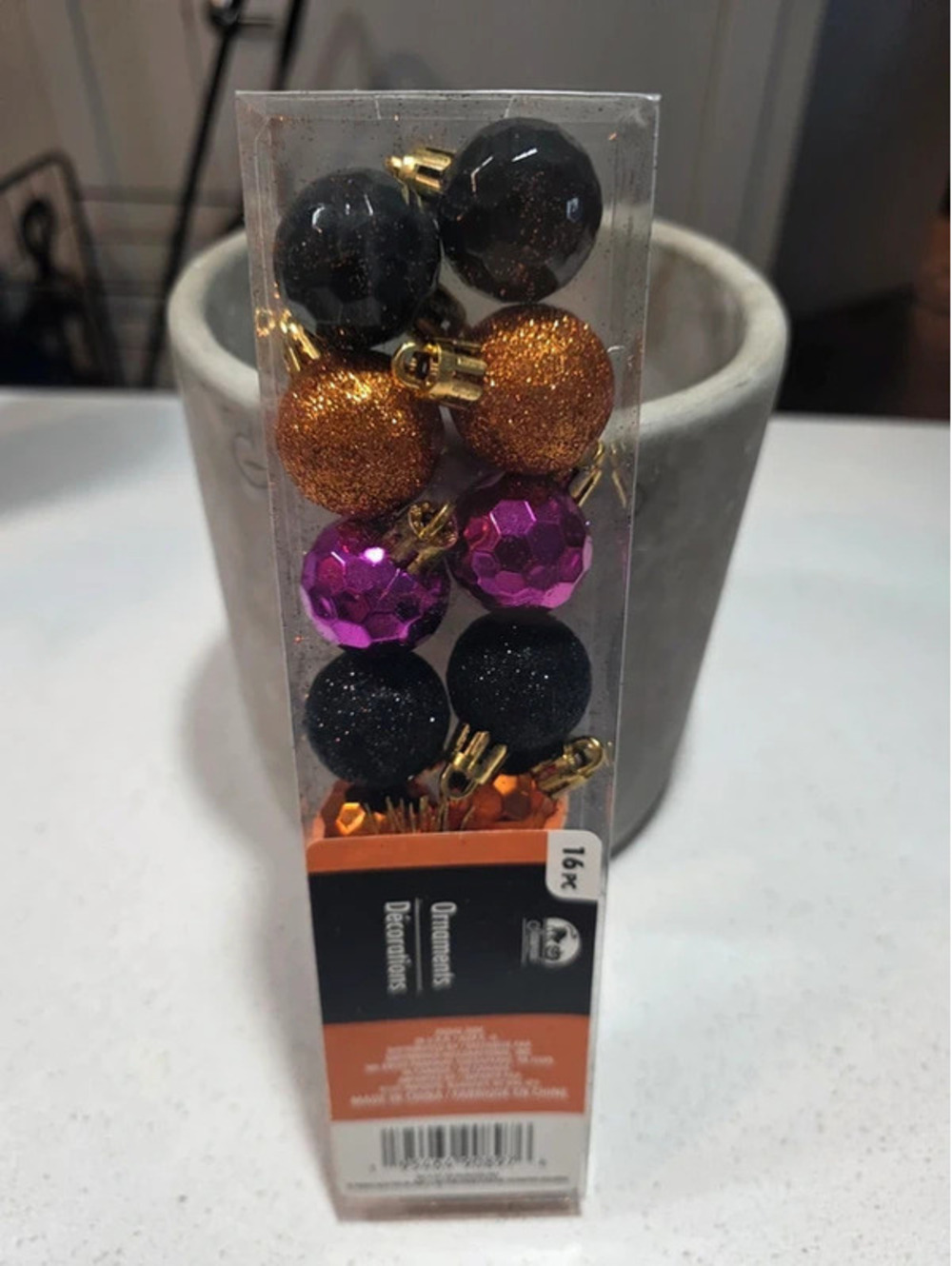 Holiday Time 16-Piece Halloween Mini Ornament Set